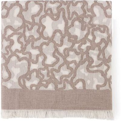 TOUS Foulard Kaos i stenfärg (595920129), Sten, one size TOUS Foulard Kaos i stenfärg (595920129), Sten, one size