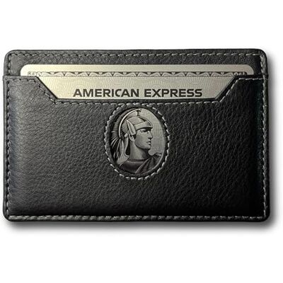 thisiswallet 2 kort minimalistisk plånbok för män och kvinnor – äkta läder ultratunn svart kreditkortshållare – kompatibel med American Express Platinum thisiswallet 2 kort minimalistisk plånbok för män och kvinnor – äkta läder ultratunn svart kreditkortshållare – kompatibel med American Express Platinum