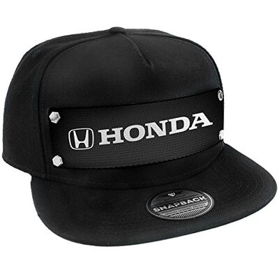 Buckle-Down Unisex snapback hatt-Honda logo väv svart/vit, flerfärgad, en storlek Buckle-Down Unisex snapback hatt-Honda logo väv svart/vit, flerfärgad, en storlek