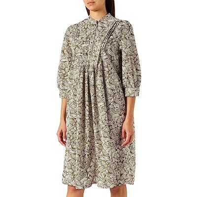 camel active Womenswear Dam avslappnad klänning, Aop Leaf Print, L camel active Womenswear Dam avslappnad klänning, Aop Leaf Print, L