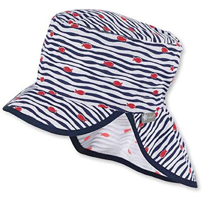 Sterntaler Baby Boys' toppmössa med nackskydd hatt, Blå (marin 300), 45 cm Sterntaler Baby Boys' toppmössa med nackskydd hatt, Blå (marin 300), 45 cm