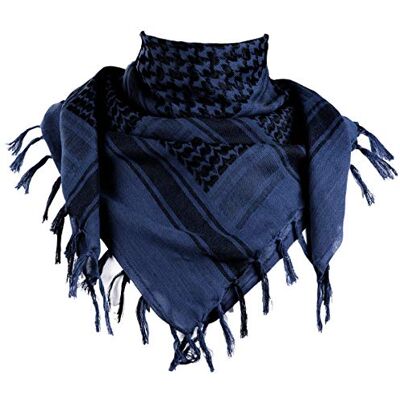 FREE SOLDIER Halsduk/huvudduk Shemagh, Pali Scarf Taktisk Scarf Arabian Desert Scarfs Unisex triangelscarf, 110 * 110 cm, blå FREE SOLDIER Halsduk/huvudduk Shemagh, Pali Scarf Taktisk Scarf Arabian Desert Scarfs Unisex triangelscarf, 110 * 110 cm, blå