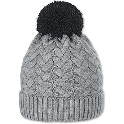 Sterntaler Unisex baby stickad mössa extra stickad mössa, Silvermelerad, 49 cm Sterntaler Unisex baby stickad mössa extra stickad mössa, Silvermelerad, 49 cm