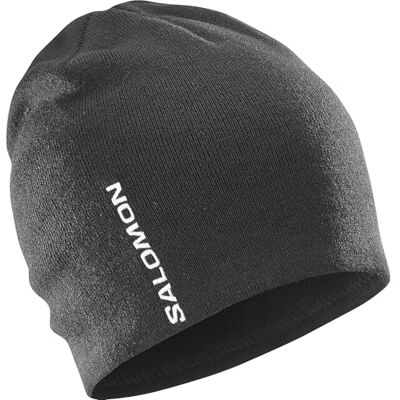Salomon Graphic Unisex skidmössa, varmt och ventilerande material för löpning och dagligt bruk, svart, one size Salomon Graphic Unisex skidmössa, varmt och ventilerande material för löpning och dagligt bruk, svart, one size