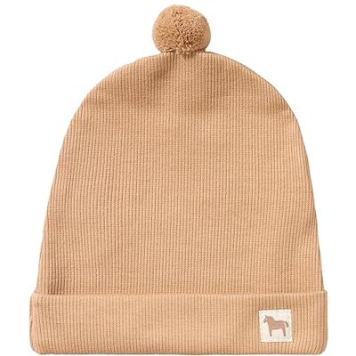 Pinokio Baby-pojkar varm bonnet med pompon beanie-mössa, Vinter 22 BROWN, 44 Pinokio Baby-pojkar varm bonnet med pompon beanie-mössa, Vinter 22 BROWN, 44