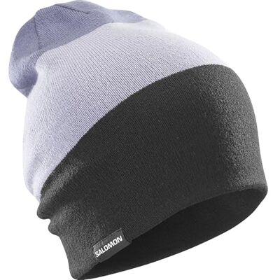 Salomon Flatspin vändbar unisex skidmössa, varmt och ventilerande material för löpning och dagligt bruk, svart, one size Salomon Flatspin vändbar unisex skidmössa, varmt och ventilerande material för löpning och dagligt bruk, svart, one size