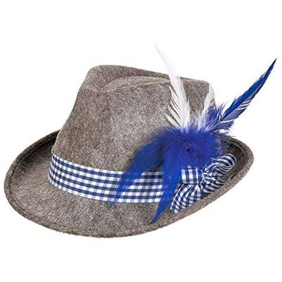 Boland – Hatt Wiesn, bayersk hatt, traditionell hatt, huvudbonad, mössa, folkfest, temafest, karneval, blå Boland – Hatt Wiesn, bayersk hatt, traditionell hatt, huvudbonad, mössa, folkfest, temafest, karneval, blå