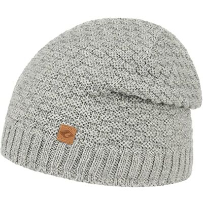 CHILLOUTS Kasimir Stickad Mössa Damer/Herrar/Barn vintermössa med foder höst-vinter Vinter One Size ljusgrå CHILLOUTS Kasimir Stickad Mössa Damer/Herrar/Barn vintermössa med foder höst-vinter Vinter One Size ljusgrå