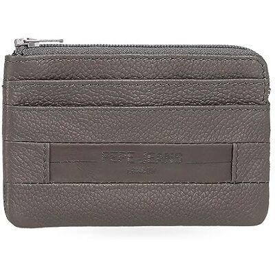 Pepe Jeans Checkbox Plånbok Grå 11x7x1,5 cms Läder, Grå, Talla única, myntbörs Pepe Jeans Checkbox Plånbok Grå 11x7x1,5 cms Läder, Grå, Talla única, myntbörs
