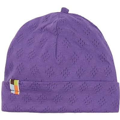 loud + proud unisex barn beanie-mössa, violett, 49-50 loud + proud unisex barn beanie-mössa, violett, 49-50