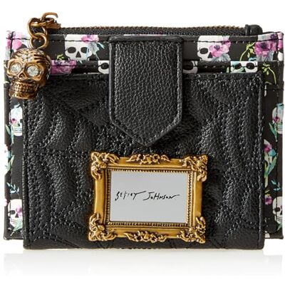 Betsey Johnson Spindelvikt plånbok för kvinnor, svart, svart, Einheitsgröße Betsey Johnson Spindelvikt plånbok för kvinnor, svart, svart, Einheitsgröße