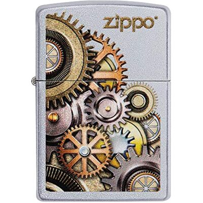 Zippo – stormtändare, metallisk växel, färgbild, satin krom, påfyllningsbar, i högkvalitativ presentförpackning Zippo – stormtändare, metallisk växel, färgbild, satin krom, påfyllningsbar, i högkvalitativ presentförpackning