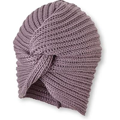 Sterntaler Flicka turbanmössa stickad mössa, lila, 53 cm Sterntaler Flicka turbanmössa stickad mössa, lila, 53 cm