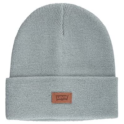 Levi's Unisex klassisk varm vinterstickad mössa med fleece fodrad för kvinnor och män beanie-mössa, seafoam solid, one size Levi's Unisex klassisk varm vinterstickad mössa med fleece fodrad för kvinnor och män beanie-mössa, seafoam solid, one size