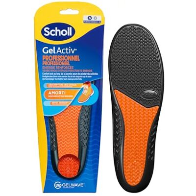 Scholl GelActiv professionella sulor för kvinnor arbetsskor optimal stötdämpning och dämpning tack vare GelWave hållbar komfort för långa aktiva timmar storlek 35,5 till 40,5 Scholl GelActiv professionella sulor för kvinnor arbetsskor optimal stötdämpning och dämpning tack vare GelWave hållbar komfort för långa aktiva timmar storlek 35,5 till 40,5