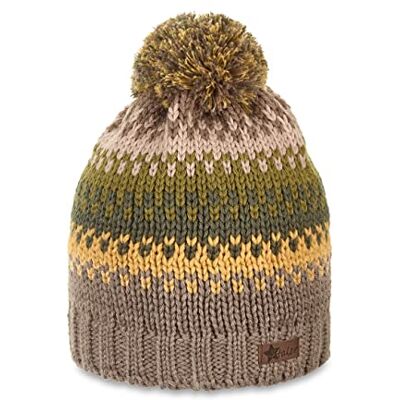 Sterntaler Unisex barn, stickad tofs, gradient mössa, BRUN, 51 Sterntaler Unisex barn, stickad tofs, gradient mössa, BRUN, 51