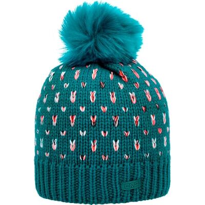 CMP Dam Pom Pom Pom Stickad Mössa CMP Dam Pom Pom Pom Stickad Mössa