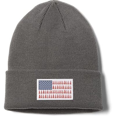 Columbia Unisex manschetter, trädflagga beanie mössa, Stadsgrå, En Storlek Columbia Unisex manschetter, trädflagga beanie mössa, Stadsgrå, En Storlek