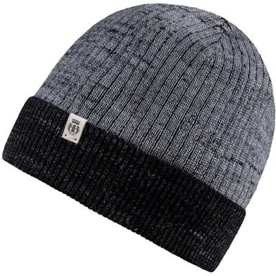Roeckl herr tvåfärgad merino mössa pannband, grå/svart, standard, Grå/svart, En storlek Roeckl herr tvåfärgad merino mössa pannband, grå/svart, standard, Grå/svart, En storlek