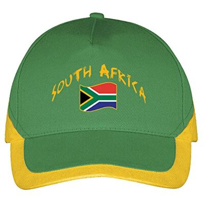 Supportershop Afrique du Sud baseballkeps, grön, en storlek Supportershop Afrique du Sud baseballkeps, grön, en storlek