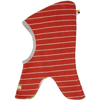 loud + proud unisex barn slip-mössa randig GOTS certifierad balaklava, Terrakotta, 42-44 loud + proud unisex barn slip-mössa randig GOTS certifierad balaklava, Terrakotta, 42-44
