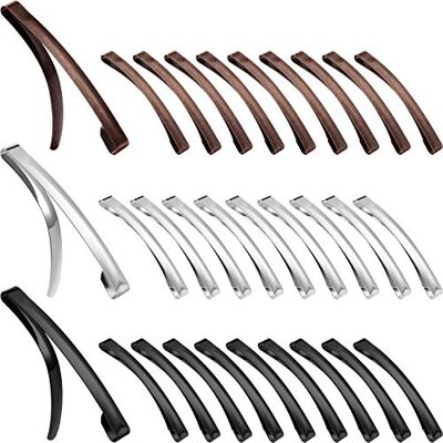 Hotop Öppna metallspännen med glidskydd, hårklämmor i blandade färger, för kvinnor, 30 st Hotop Öppna metallspännen med glidskydd, hårklämmor i blandade färger, för kvinnor, 30 st