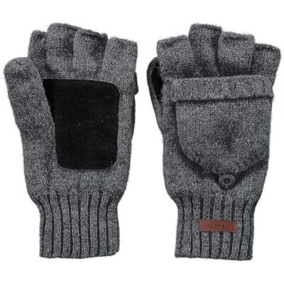 Barts Haakon Fingerless Ullhandskar Herrar vantar handskar utan fingrar stickade med foder Vinter höst-vinter S/M mörkgrå Barts Haakon Fingerless Ullhandskar Herrar vantar handskar utan fingrar stickade med foder Vinter höst-vinter S/M mörkgrå