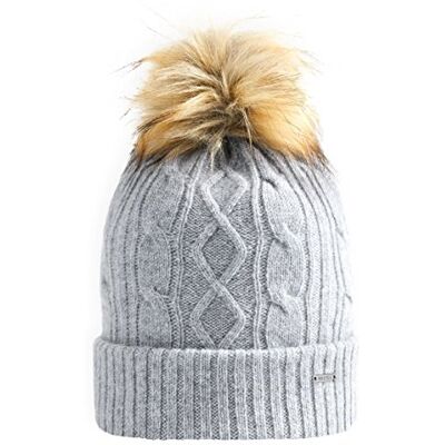 Vulpés design stickad mössa med aktiv värmefunktion gjord av kashmir/ny ull Vulpés design stickad mössa med aktiv värmefunktion gjord av kashmir/ny ull
