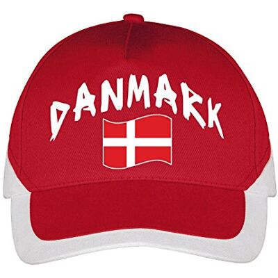 Supportershop herr Danmark mössa, röd, medium Supportershop herr Danmark mössa, röd, medium