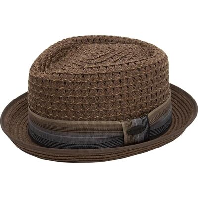 CHILLOUTS Oxford-hatt, brun, 55/57, Brun, 6.75-7 CHILLOUTS Oxford-hatt, brun, 55/57, Brun, 6.75-7