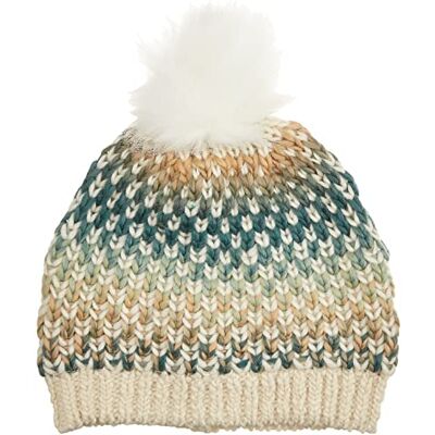 s.Oliver Junior Girl's mössa, Off-White Knit, 53 s.Oliver Junior Girl's mössa, Off-White Knit, 53
