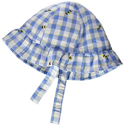 Joules Buzzy Bebis-mössa flicka, Blå (Blue Bees Check BLUBEESCHK), M Joules Buzzy Bebis-mössa flicka, Blå (Blue Bees Check BLUBEESCHK), M