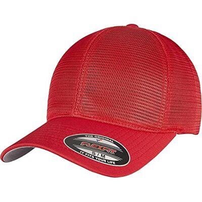 Flexfit Unisex basebollkeps, röd, S-M Flexfit Unisex basebollkeps, röd, S-M