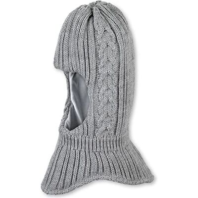 Sterntaler Unisex barn småbarn halsduk mössa stickad flätmönster mössa, LJUSGRÅ, 47 Sterntaler Unisex barn småbarn halsduk mössa stickad flätmönster mössa, LJUSGRÅ, 47
