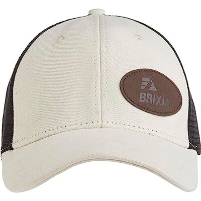 BRIXIA 90050050 GUGLIELMO Mössa Unisex vit/svart One Size BRIXIA 90050050 GUGLIELMO Mössa Unisex vit/svart One Size