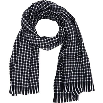ONLY Onlbianca Life Check Scarf Cc halsduk (förpackning med 100), Svart/detalj: check, En Storlek ONLY Onlbianca Life Check Scarf Cc halsduk (förpackning med 100), Svart/detalj: check, En Storlek
