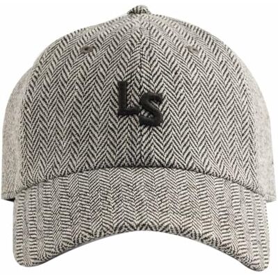 Levi's Ls Monogram Cap W Headgear, fiskben grå svart, en storlek, Fiskben grå svart, One size Levi's Ls Monogram Cap W Headgear, fiskben grå svart, en storlek, Fiskben grå svart, One size