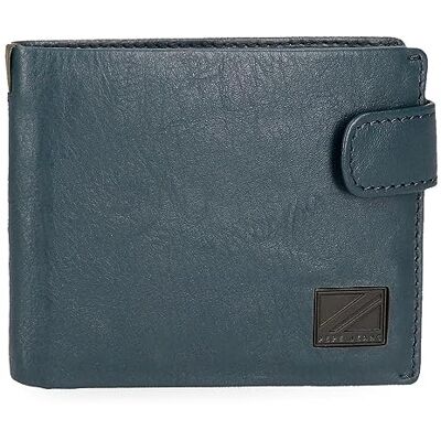 Pepe Jeans Marshal Horisontell plånbok med blå klickstängning 11x8,5x1 cms Läder, Blå, Talla única, Horisontell plånbok med klickstängning Pepe Jeans Marshal Horisontell plånbok med blå klickstängning 11x8,5x1 cms Läder, Blå, Talla única, Horisontell plånbok med klickstängning