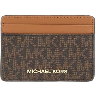Michael Kors Jet Set Plånbok Korthållare för kvinnor, brun Michael Kors Jet Set Plånbok Korthållare för kvinnor, brun