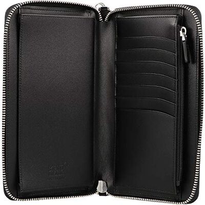 MONTBLANC Meisterstück Compact Travel Wallet BK Plånbok/Plånbok, Vuxna Unisex, Svart (Svart) MONTBLANC Meisterstück Compact Travel Wallet BK Plånbok/Plånbok, Vuxna Unisex, Svart (Svart)