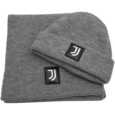 JUVENTUS SCARP & HAT SET MED BOX SHAP 47% PC 31% PL 22% NY 133555 GRÅ, Grå, one size JUVENTUS SCARP & HAT SET MED BOX SHAP 47% PC 31% PL 22% NY 133555 GRÅ, Grå, one size