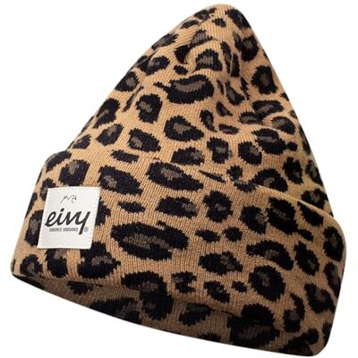 Eivy damklocka beanie-mössa, en storlek, leopard, En Storlek Eivy damklocka beanie-mössa, en storlek, leopard, En Storlek