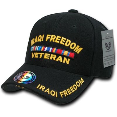 Rapid Dominance Rapiddominance DeLuxe militär keps Iraqi Free Vet/Black En storlek Rapid Dominance Rapiddominance DeLuxe militär keps Iraqi Free Vet/Black En storlek