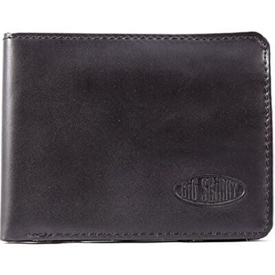 Big Skinny Stor smal RFID blockerande passfodral läder smal plånbok, rymmer upp till 30 kort, svart Big Skinny Stor smal RFID blockerande passfodral läder smal plånbok, rymmer upp till 30 kort, svart