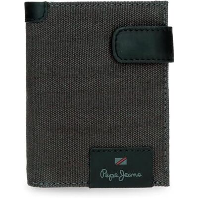 Pepe Jeans Hilltop vertikal plånbok med korthållare och klickstängning grå 8,5 x 10,5 x 1 cm läder av joumma väskor, Grå, Talla única, Vertikal plånbok med korthållare och klickstängning Pepe Jeans Hilltop vertikal plånbok med korthållare och klickstängning grå 8,5 x 10,5 x 1 cm läder av joumma väskor, Grå, Talla única, Vertikal plånbok med korthållare och klickstängning