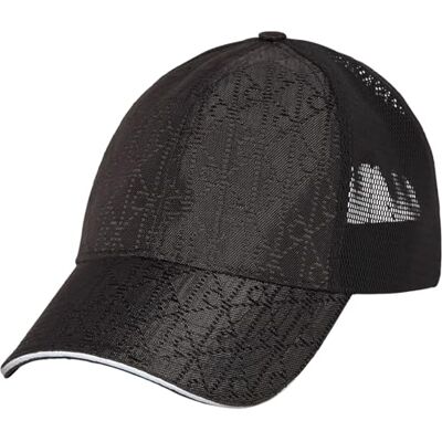 Calvin mäns emblem AOP Cordura trucker LV04D5075G keps, svart (svart), en storlek, svart (svart), one size Calvin mäns emblem AOP Cordura trucker LV04D5075G keps, svart (svart), en storlek, svart (svart), one size