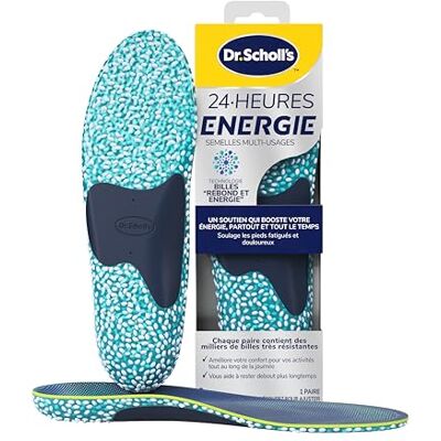 Dr.Scholl's multifunktionella 24-timmars sulor energi för alla typer av skor Bounds and Energy Ball Technology lindrar trötta och ömma fötter 1 par storlek S 35 till 40 Dr.Scholl's multifunktionella 24-timmars sulor energi för alla typer av skor Bounds and Energy Ball Technology lindrar trötta och ömma fötter 1 par storlek S 35 till 40