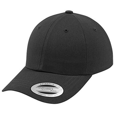Flexfit Unisex vuxen 6245CM Basebollkeps, Mörkgrå, one size Flexfit Unisex vuxen 6245CM Basebollkeps, Mörkgrå, one size
