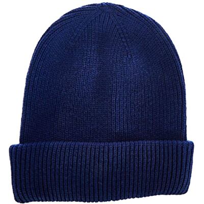 ONLY Kvinnors ONLDEA Life Rib Knit Beanie Headwear, blå/detalj: melange en storlek ONLY Kvinnors ONLDEA Life Rib Knit Beanie Headwear, blå/detalj: melange en storlek