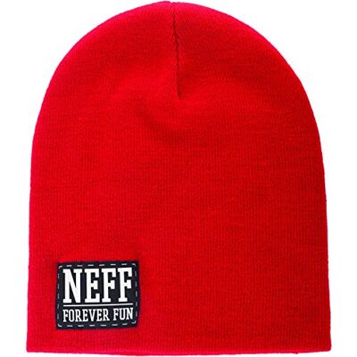Neff Forever Fun Forever Fun Beanie, Röd, en storlek Neff Forever Fun Forever Fun Beanie, Röd, en storlek